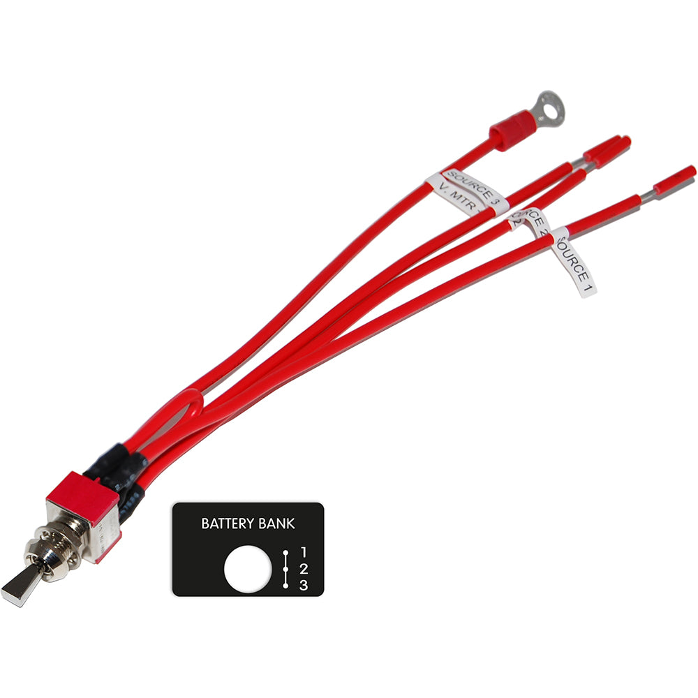Blue Sea Systems Blue Sea 4141 Switch Meter Toggle SPTT On-On-On — marine switches & accessories