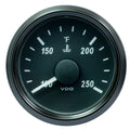 VDO SingleViu 52mm (2-1/16") Water Temp. Gauge - 250° F - 291-22 OHM — marine gauges