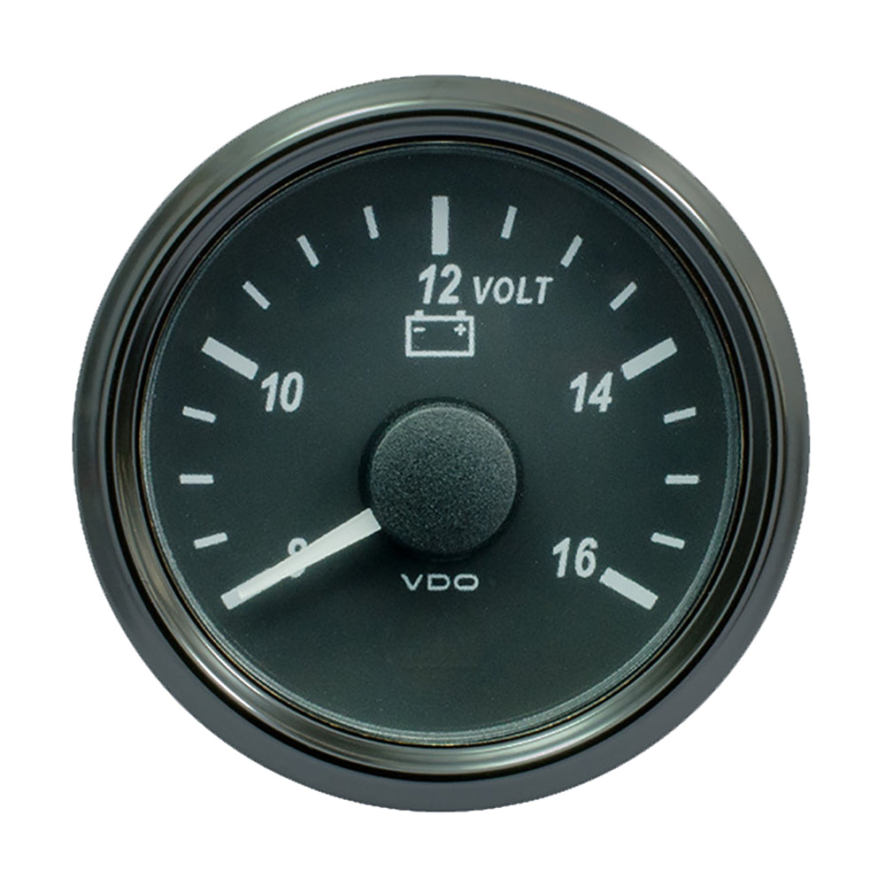 VDO SingleViu 52mm (2-1/16") Voltmeter f/12V Systems — marine gauges