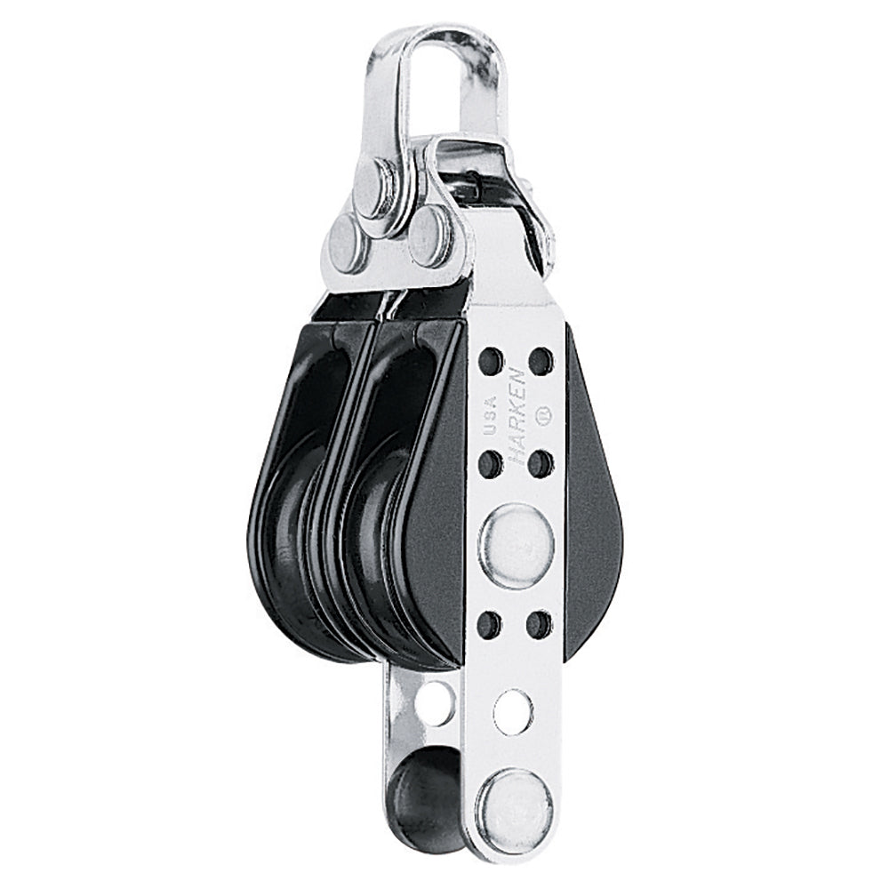 Harken 29mm Double Bullet Block w/Becket — marine blocks