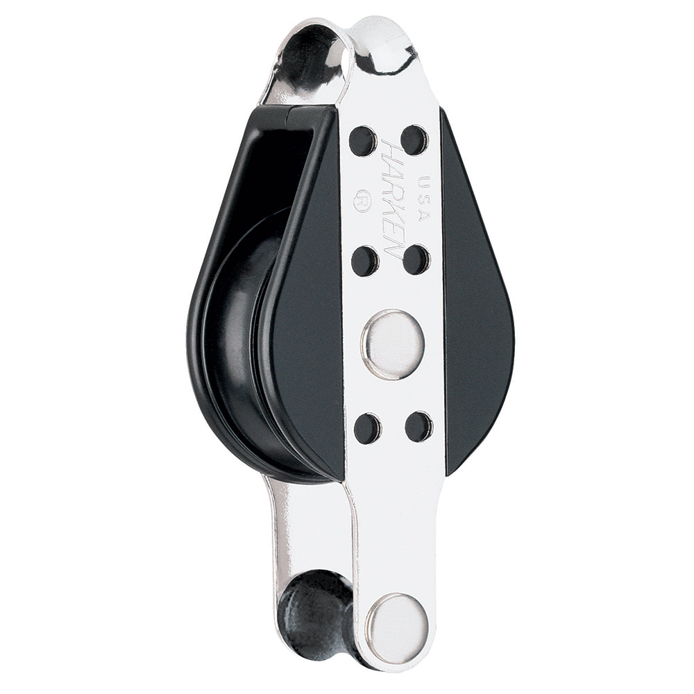 Harken 38mm Single Big Bullet Block w/Becket — marine blocks