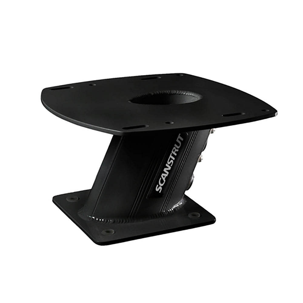Scanstrut APT-150-01-BLK - Aluminum PowerTower® Radar Mount - 6" Aft Leaning - Black — marine radar/tv mounts