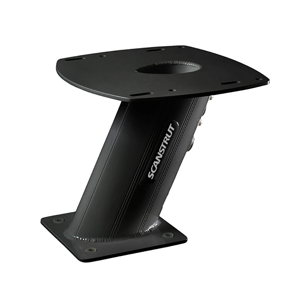 Scanstrut APT-250-01-B - Aluminum PowerTower® Radar Mount - 10" Aft Leaning - Black — marine radar/tv mounts
