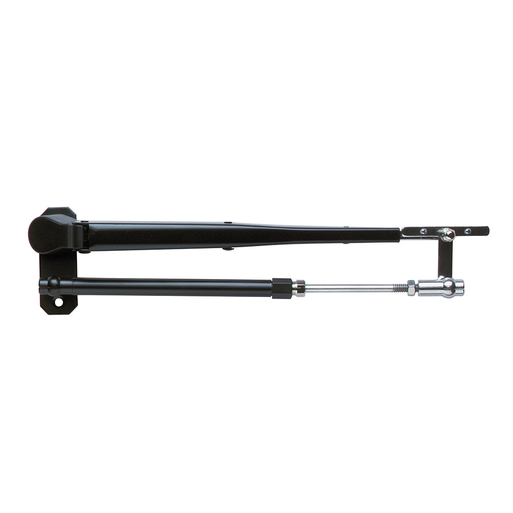 Marinco Wiper Arm, Deluxe Black Stainless Steel Pantographic - 12"-17" Adjustable — marine windshield wipers