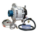 Balmar Alternator 120 AMP Kit 120V 3.15" Dual Foot Saddle J10 Pulley Regulator & Temp Sensor — marine alternators