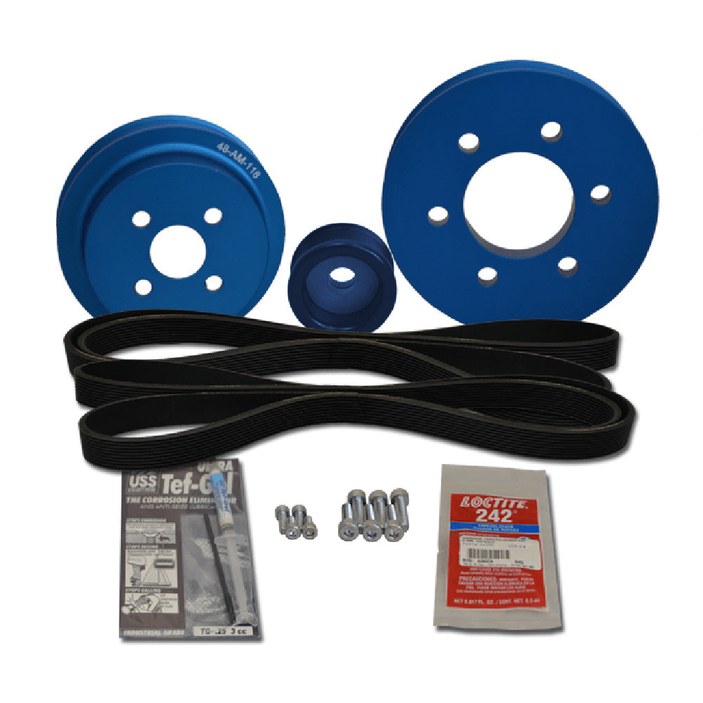 Balmar Barlmar Pulley Kit f/Yanmar 4LH-A — marine alternators
