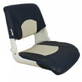 Springfield Marine Springfield Skipper Standard Seat Fold Down - White/Blue — marine seating