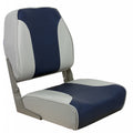 Springfield Marine Springfield Economy Multi-Color Folding Seat - Grey/Blue — marine seating