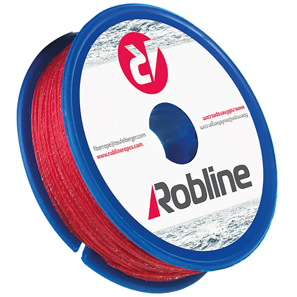Robline Waxed Whipping Twine - 0.8mm x 40M - Red — marine rope