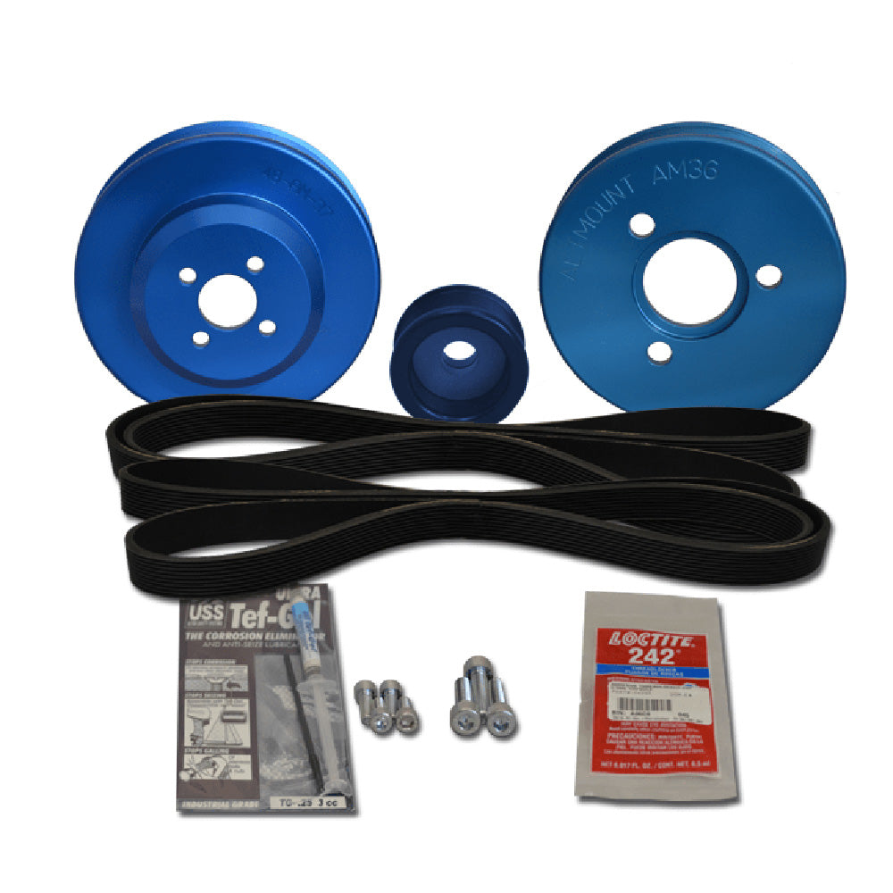 Balmar Pulley Kit f/Yanmar 3JH5, 3JH4-E, 4JH4-E, 4JH5, 4JH5-E — marine alternators