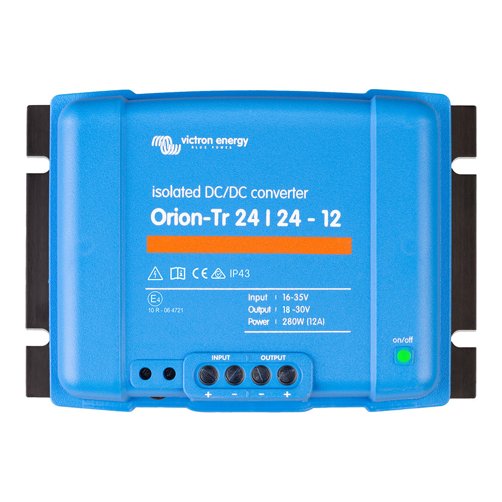 Victron Energy Victron Orion-TR DC-DC Converter - 24 VDC to 24 VDC - 280W - 12AMP Isolated — marine dc to dc converters