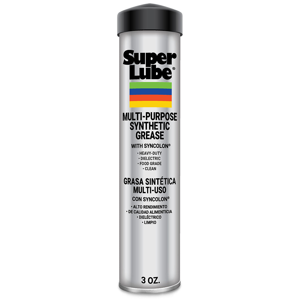 Super Lube Multi-Purpose Synthetic Grease w/Syncolon® - 3oz Cartridge — marine cleaning