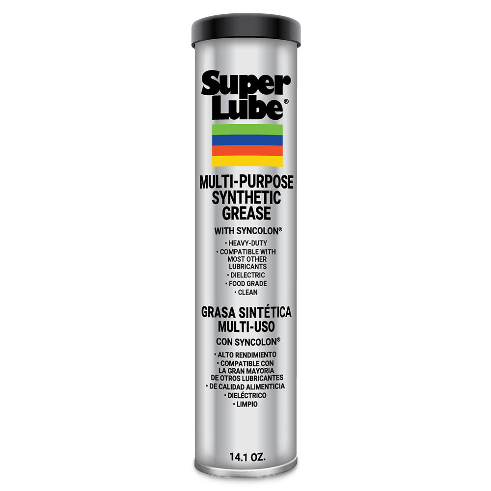 Super Lube Multi-Purpose Synthetic Grease w/Syncolon® - 14.1oz Cartridge — marine cleaning