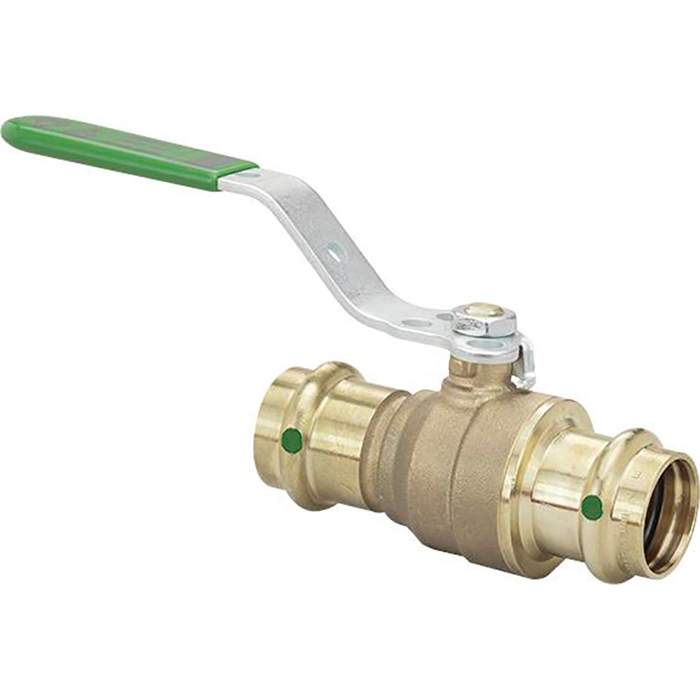 Viega ProPress 1-1/2" Zero Lead Bronze Ball Valve w/Stainless Stem - Double Press Connection — marine fittings