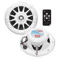 Boss Audio MRGB55W 5.25" Marine Speakers w/RGB Lighting - White — marine speakers