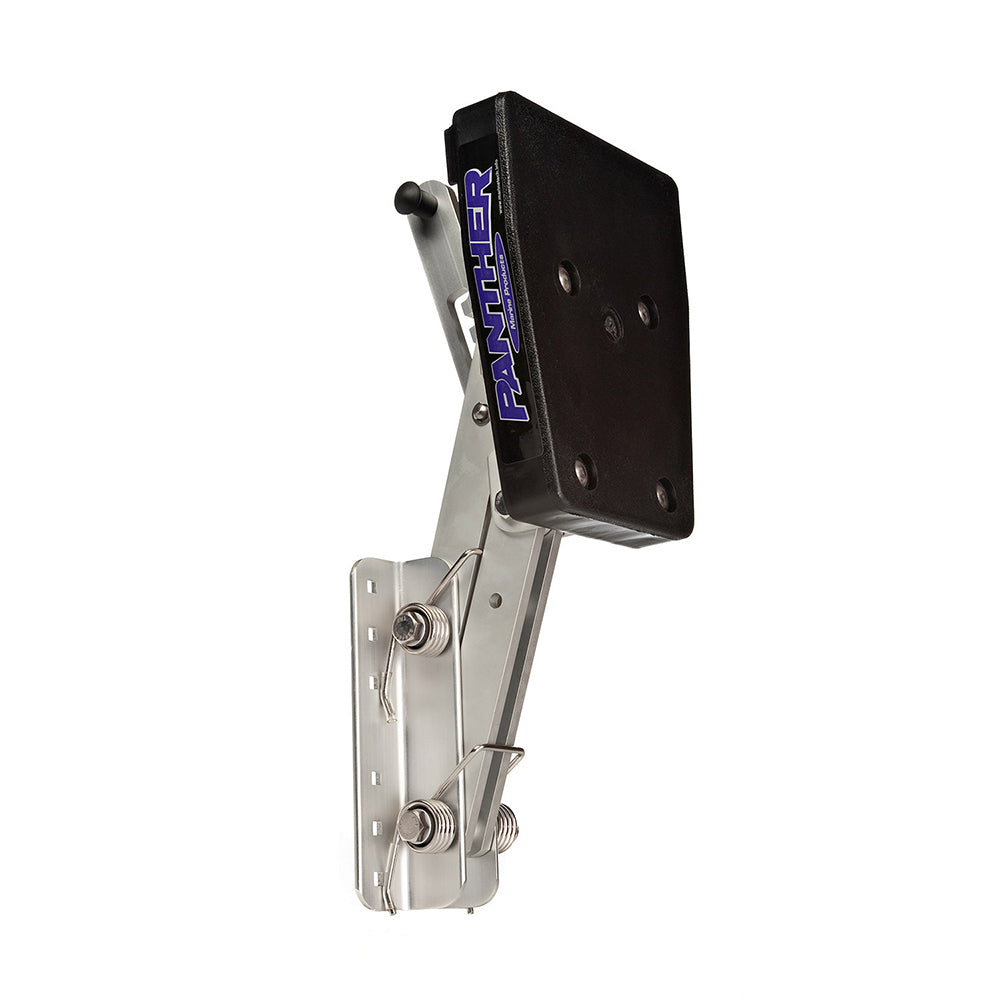 Panther Products Panther Outboard Motor Bracket - Aluminum - Max 12HP — marine engine mounts