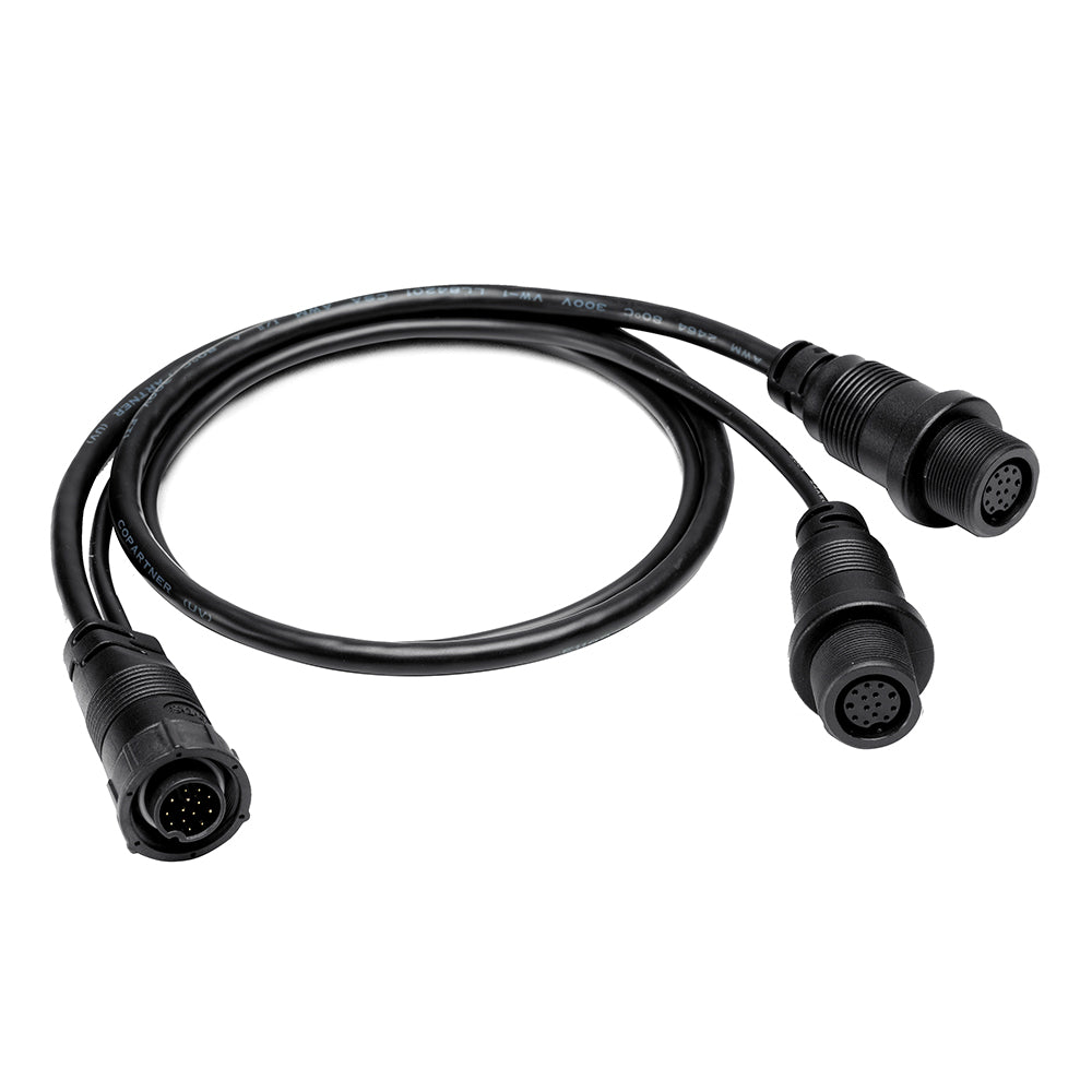 Humminbird 14 M SILR Y - SOLIX®/APEX® Side Imaging Left-Right Splitter Cable — marine accessories