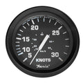 Faria Beede Instruments Faria Euro Black 4" Speedometer - 30 Knot (Pitot) — marine gauges