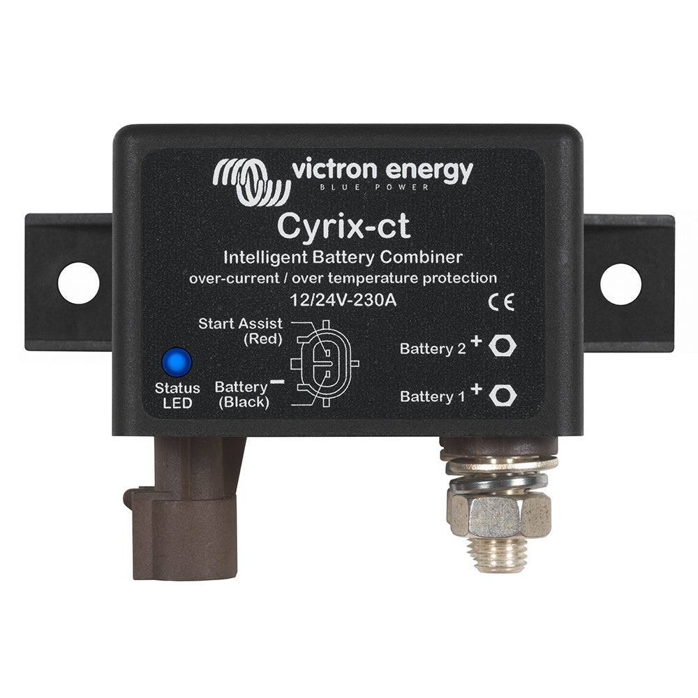 Victron Energy Victron Combiner 12/24V-230A Cyrix-CT Intelligent Combiner Microprocessor Controlled — marine battery management