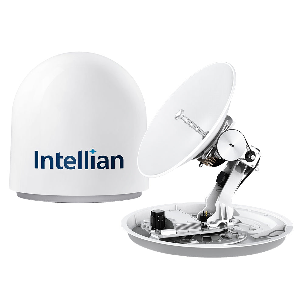 Intellian v60E 65cm Ku-band Maritime VSAT Antenna System - 6W Single Buc Single Cable - Lightweight — marine mobile broadband