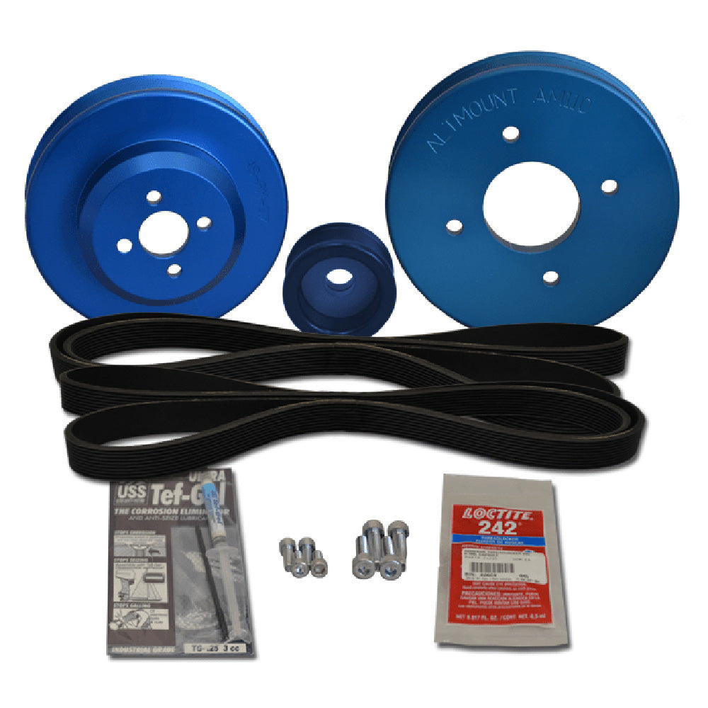 Balmar Pulley Kit f/Yanmar 3JH2-TE, 3JH2-E — marine alternators