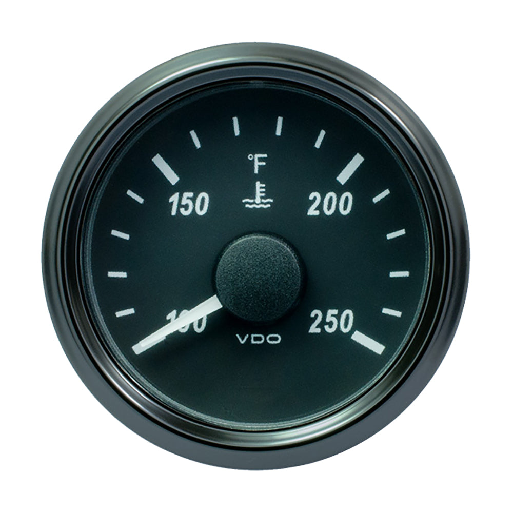 VDO SingleViu 52mm (2-1/16") Water Temperature Gauge - 250°F - 450-30 Ohm — marine gauges