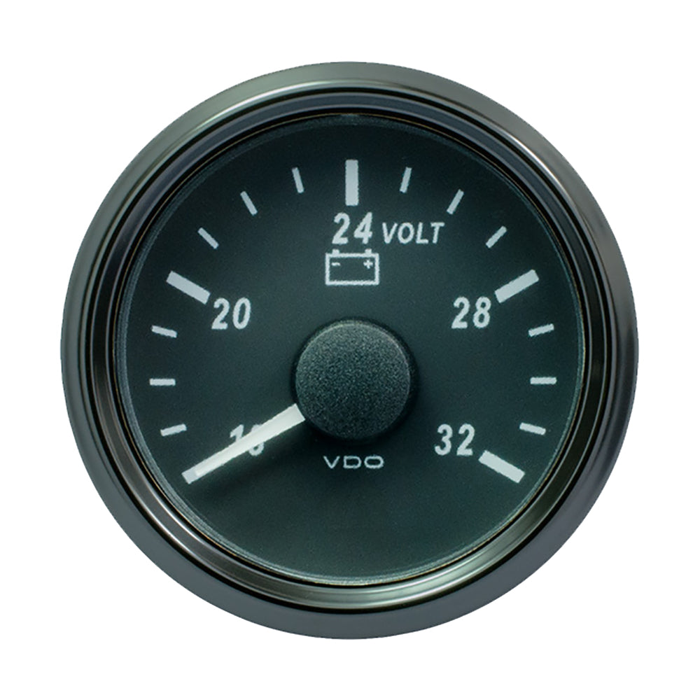 VDO SingleViu 52mm (2-1/16") Voltmeter f/24V Systems - 32V — marine gauges