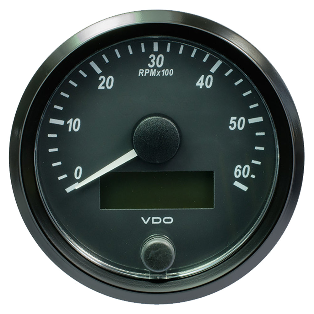 VDO SingleViu 80mm (3-1/8") Tachometer - 6,000 RPM — marine gauges