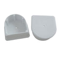 Dock Edge Large End Plug - White *2-Pack — marine bumpers/guards