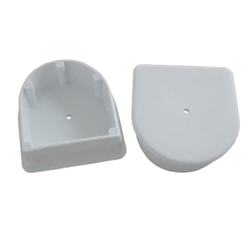 Dock Edge Large End Plug - White *2-Pack — marine bumpers/guards