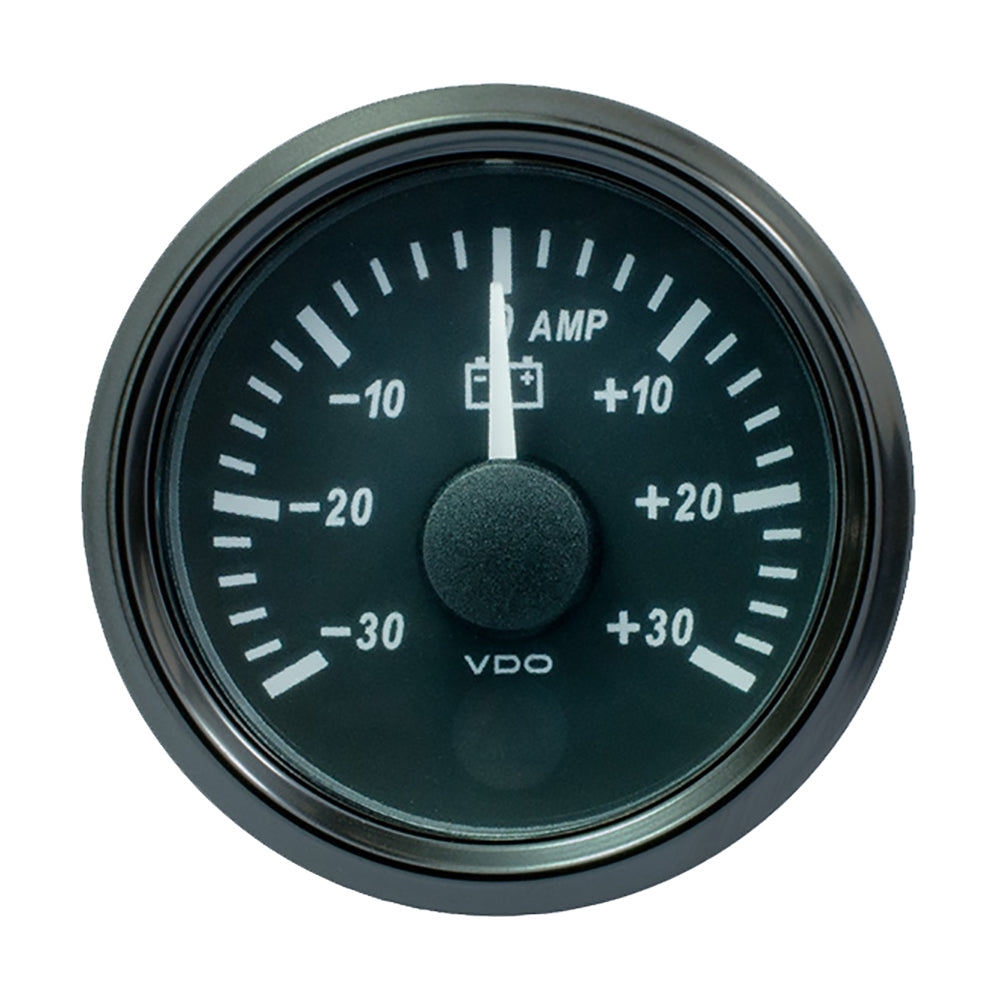 VDO SingleViu 52mm (2-1/16") Ammeter - 30 AMP — marine gauges