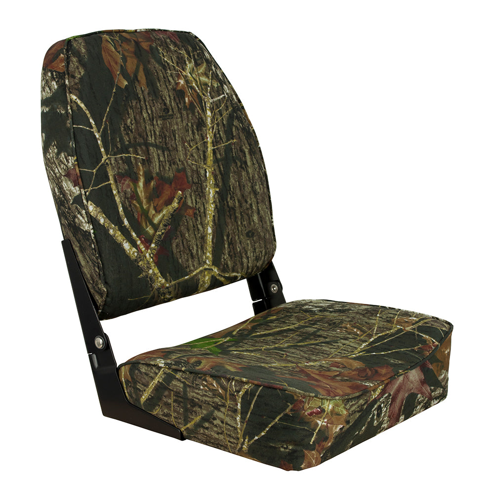 Springfield Marine Springfield High Back Folding Seat - Mossy Oak Break-Up — marine seating