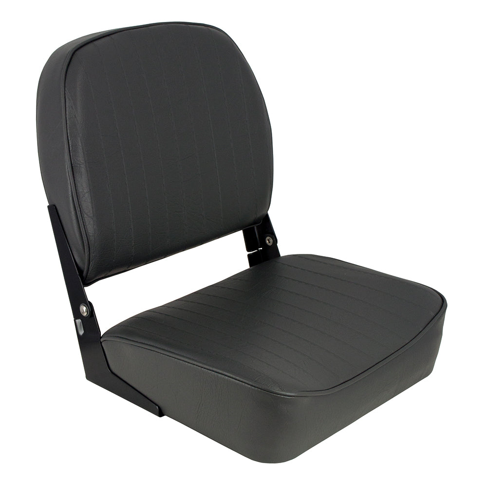 Springfield Marine Springfield Economy Folding Seat - Charcoal — marine seating