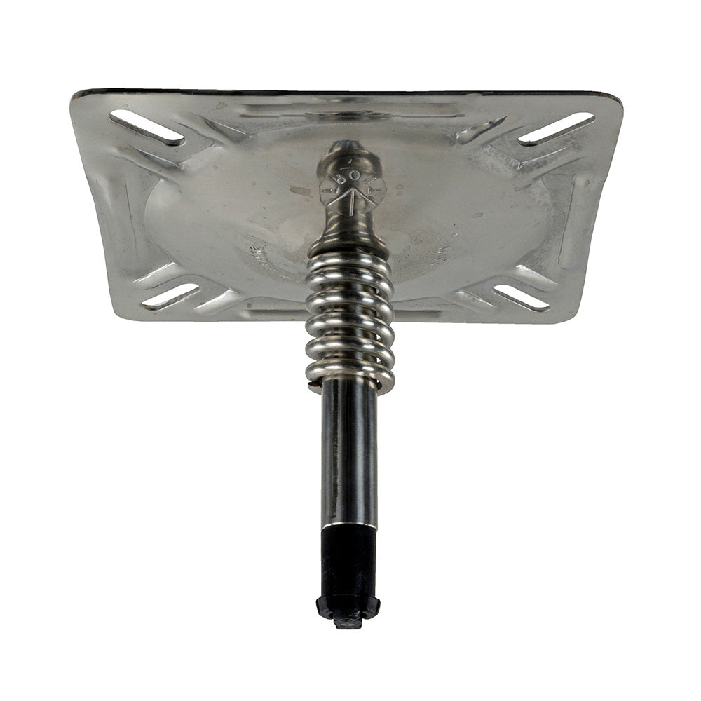 Springfield Marine Springfield KingPin™ 7" x 7" Seat Mount w/Spring - Polished — marine seating