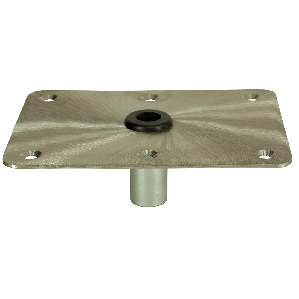 Springfield Marine Springfield KingPin™ 6" x 8" - Stainless Steel - Rectangular Base (Standard) — marine seating