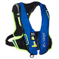 Onyx Outdoor Onyx Impulse A/M-33 All Clear® Auto/Manual Inflatable Life Jacket - Blue — marine personal flotation devices