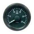 VDO SingleViu 52mm (2-1/16") Gear Oil Pressure Gauge - 25 Bar - 0-180 Ohm — marine gauges