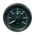 VDO SingleViu 52mm (2-1/16") Brake Pressure Gauge - 30 Bar - 0-4.5V — marine gauges