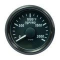 VDO SingleViu 52mm (2-1/16") Exhaust Gas Temp. Gauge - 2000°F — marine gauges