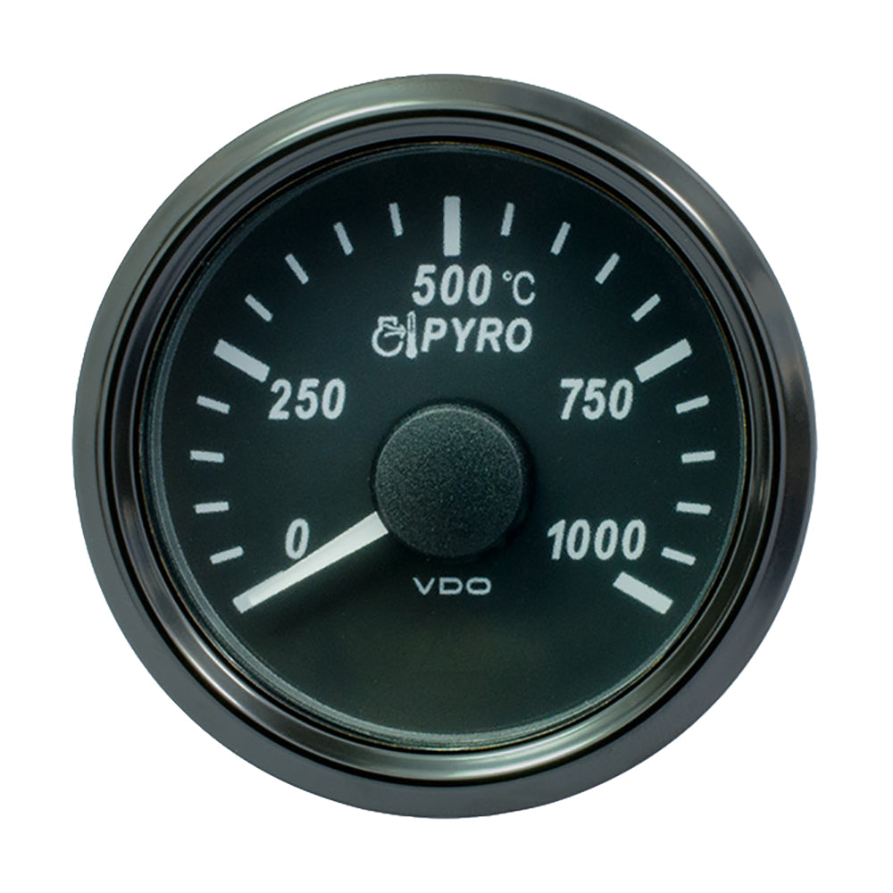 VDO SingleViu 52mm (2-1/16") Exhaust Gas Temp. Gauge - 1000°C — marine gauges