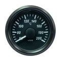 VDO SingleViu 52mm (2-1/16") Cylinder Temp. Gauge - 200°C - 471-14 Ohm — marine gauges