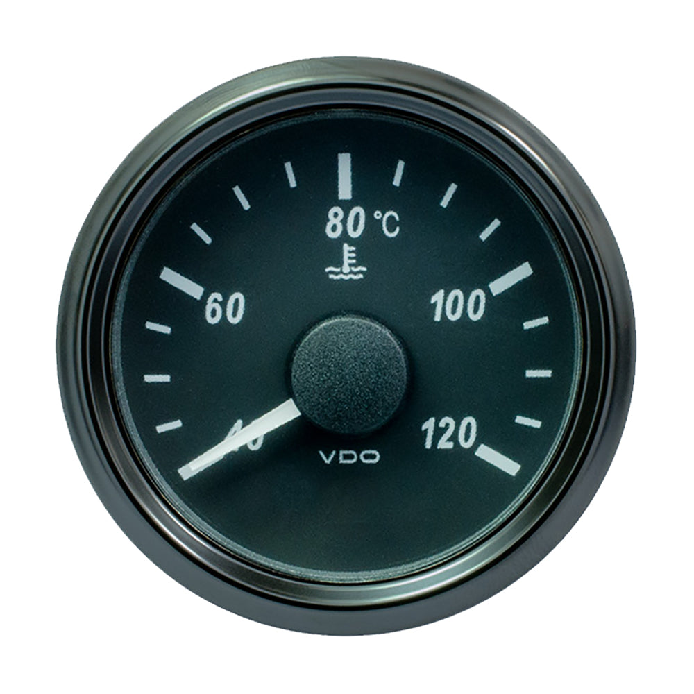 VDO SingleViu 52mm (2-1/16") Water Temp. Gauge - 120° C - 291-22 ohm — marine gauges