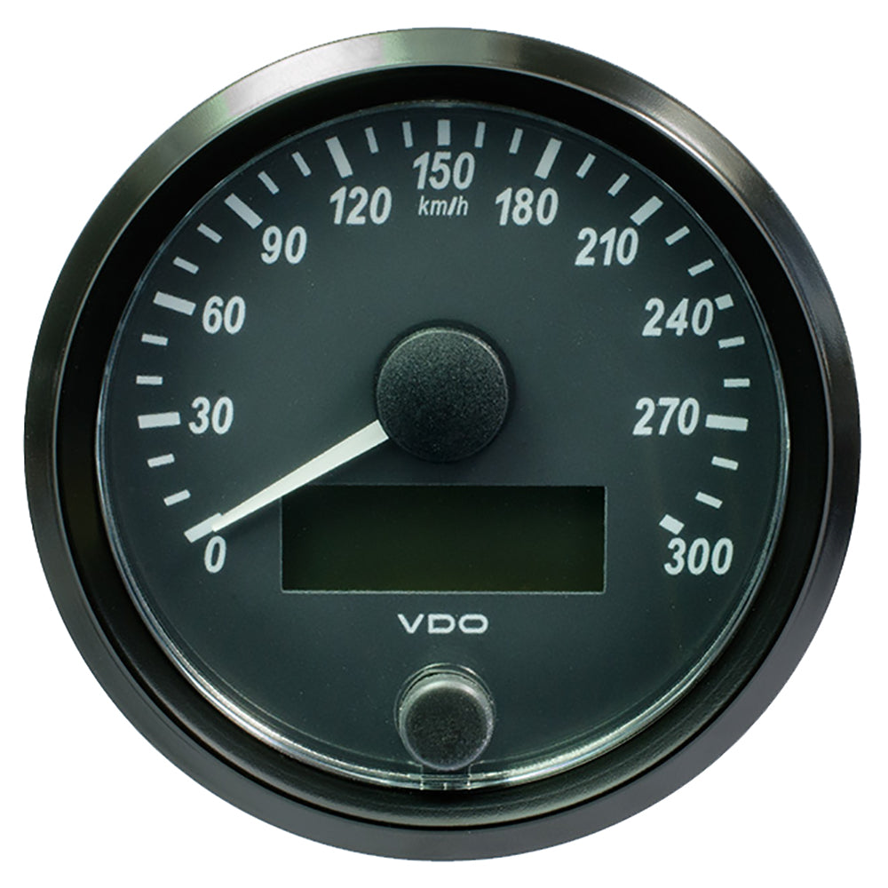 VDO SingleViu 80mm (3-1/8") Speedometer - 300 KM/H — marine gauges