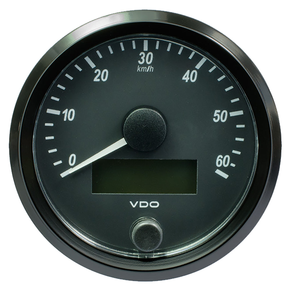 VDO VDP SingleViu 80mm (3-1/8") Speedometer - 60 KM/H — marine gauges
