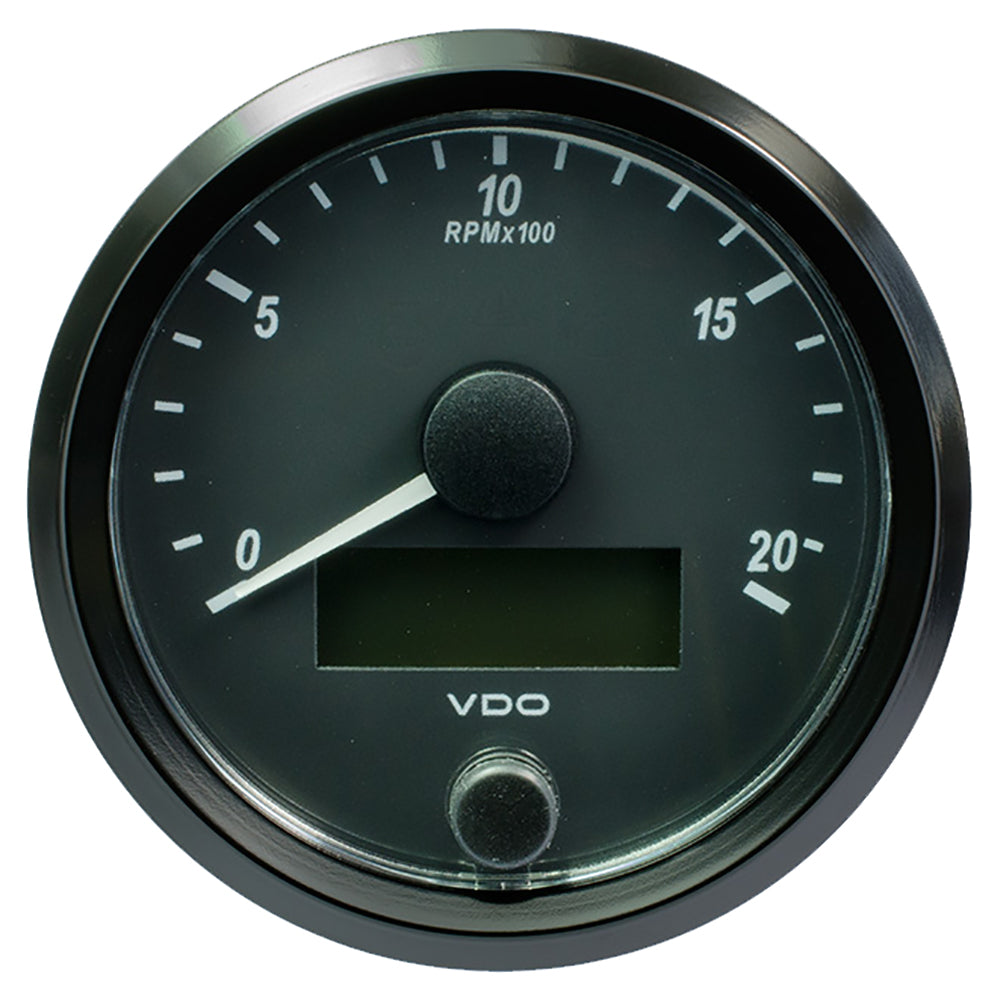 VDO SingleViu 80mm (3-1/8") Tachometer - 2000 RPM — marine gauges