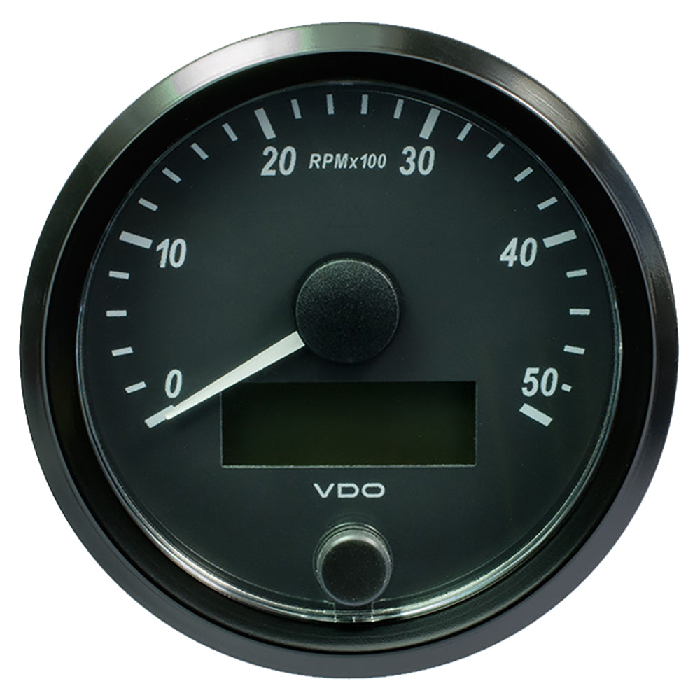 VDO SingleViu 80mm (3-1/8") Tachometer - 5000 RPM — marine gauges