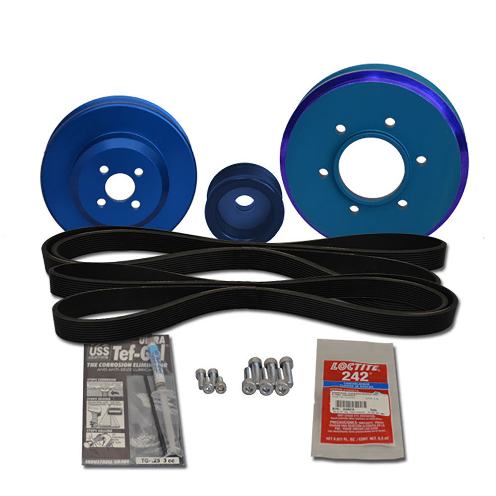 Balmar Pulley Kit, Yanmar 4JH4-HTE-TE-DTE — marine alternators
