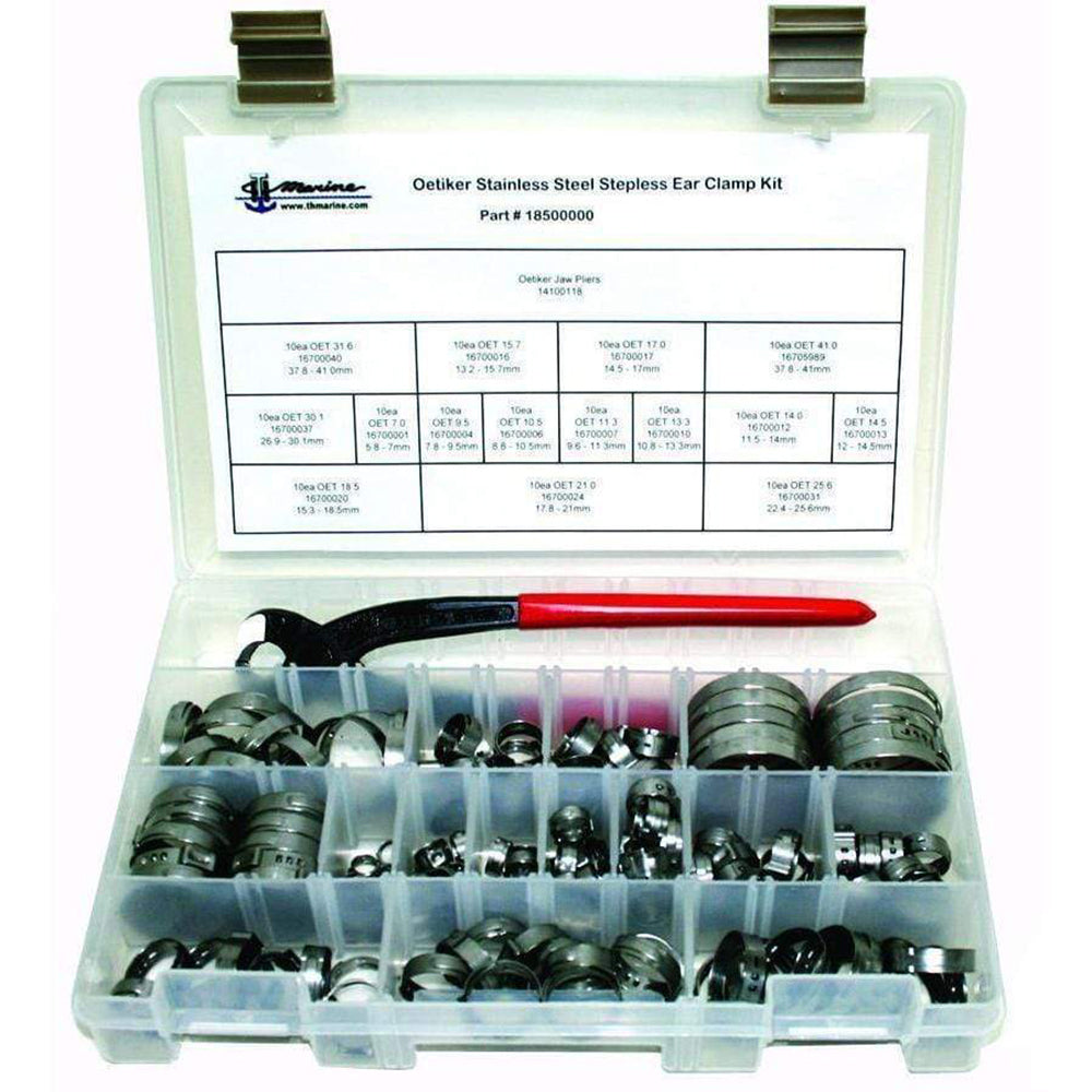 T-H Marine Supplies T-H Marine Oetiker Stepless Clamp Kit w/Pliers — marine tools