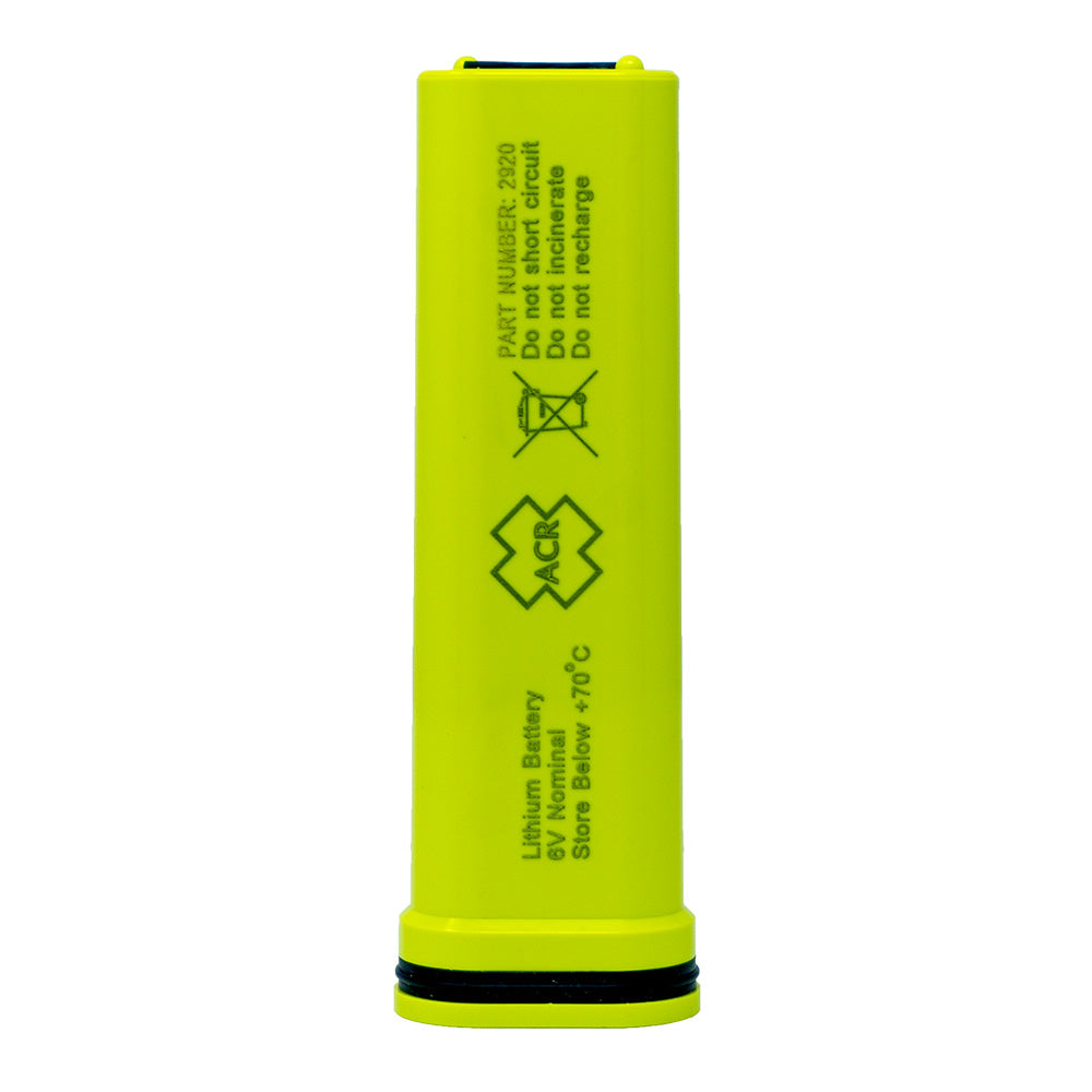 ACR Electronics ACR 2920 Lithium Battery f/Pathfinder Pro SART Rescue Transponder — marine epirbs