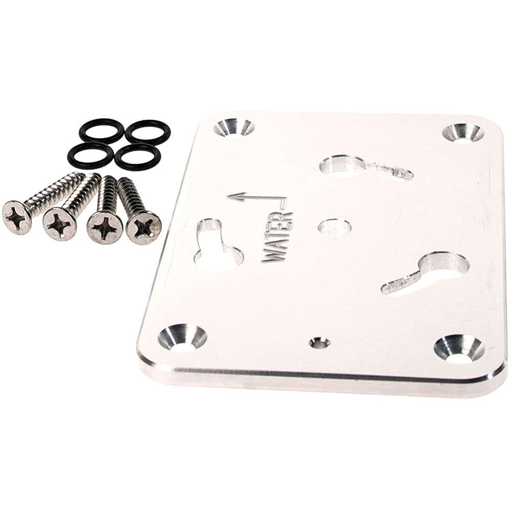 Panther Products Panther Spare Bow Mount Base Kit - Clear - Anodized — marine anchoring accessories